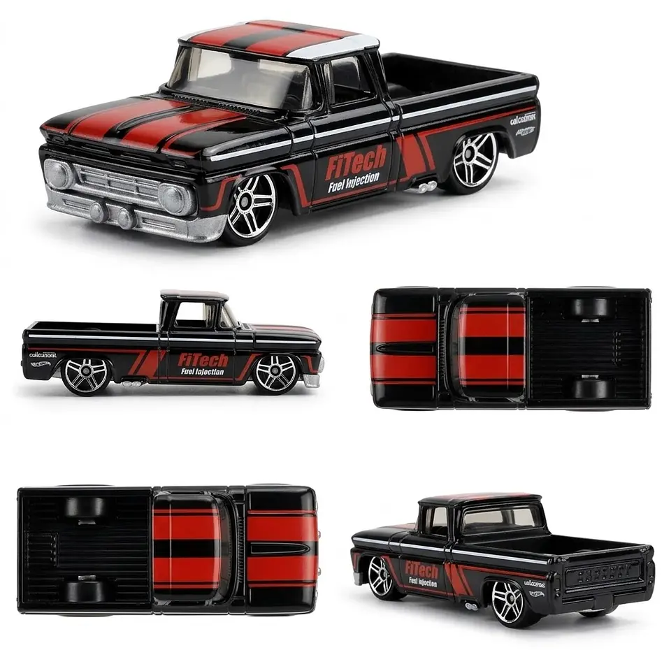 Hot Wheels - Custom/Personnalise 62 Chevy PickUp/Camionnette - Rod Squad 8/10 - Escala 1:64 4