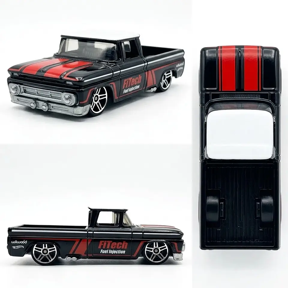 Hot Wheels - Custom/Personnalise 62 Chevy PickUp/Camionnette - Rod Squad 8/10 - Escala 1:64 3