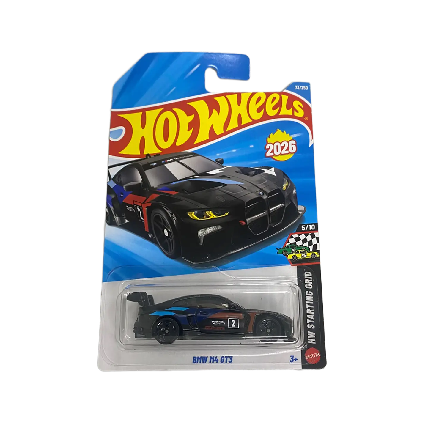 Hot Wheels - BMW M4 GT3 - HW Starting Grid 5/10 - Negro - Escala 1:64 año 2026 4