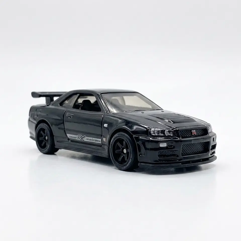 Hot Wheels - Nissan Skyline GT-R (BNR34) Negro - HW J Imports 10/10 - Escala 1:64 2