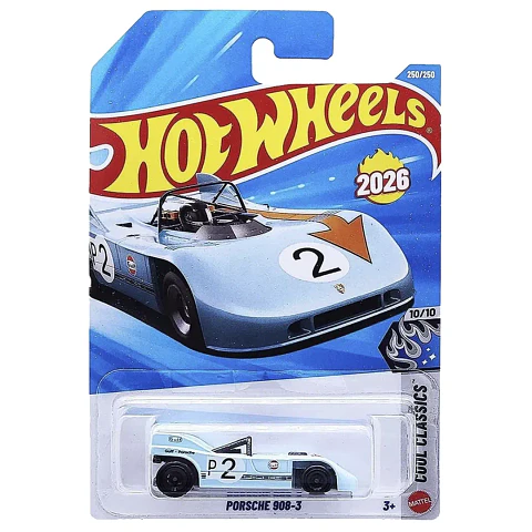 Hot Wheels - Porsche 908-3 - Cool Classics 10/10 - Escala 1:64 2026