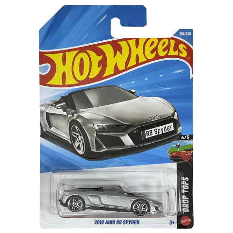 Hot Wheels - 2019 Audi R8 Spyder - Drop Tops 4/5 - Escala 1:64