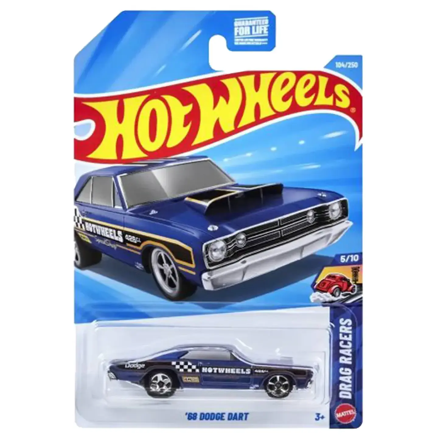 Hot Wheels - 68 Dodge Dart - Drag Racers Piste de Course 5/10 - Escala 1:64 1