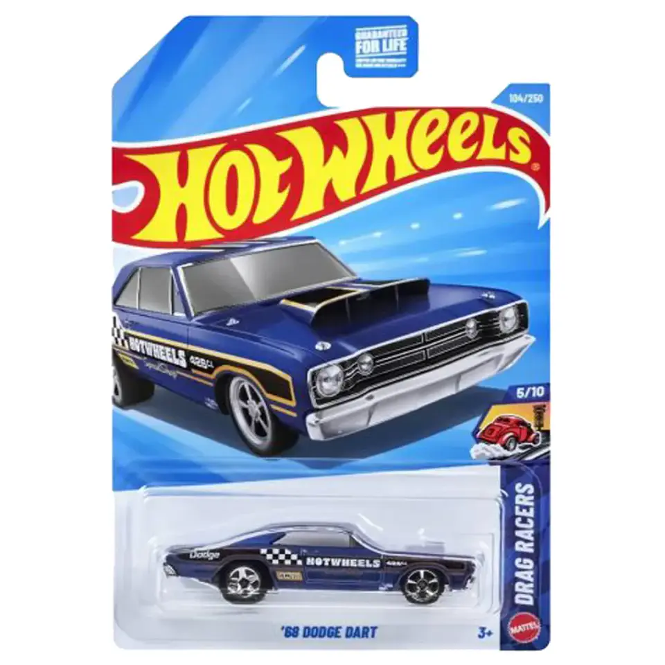 Hot Wheels - 68 Dodge Dart - Drag Racers Piste de Course 5/10 - Escala 1:64 1
