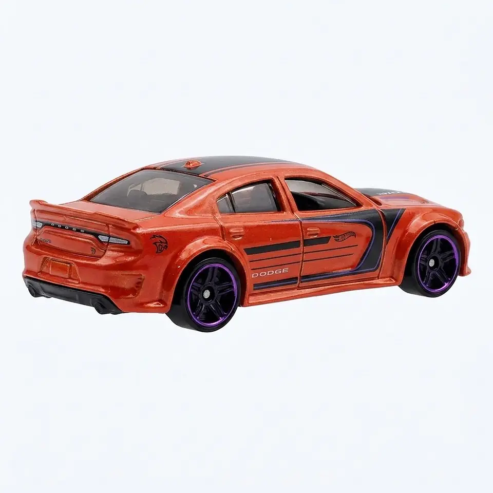 Hot Wheels - 20 Dodge Charger Hellcat - Nightspeed 10/10 - Naranjo Escala 1:64 2