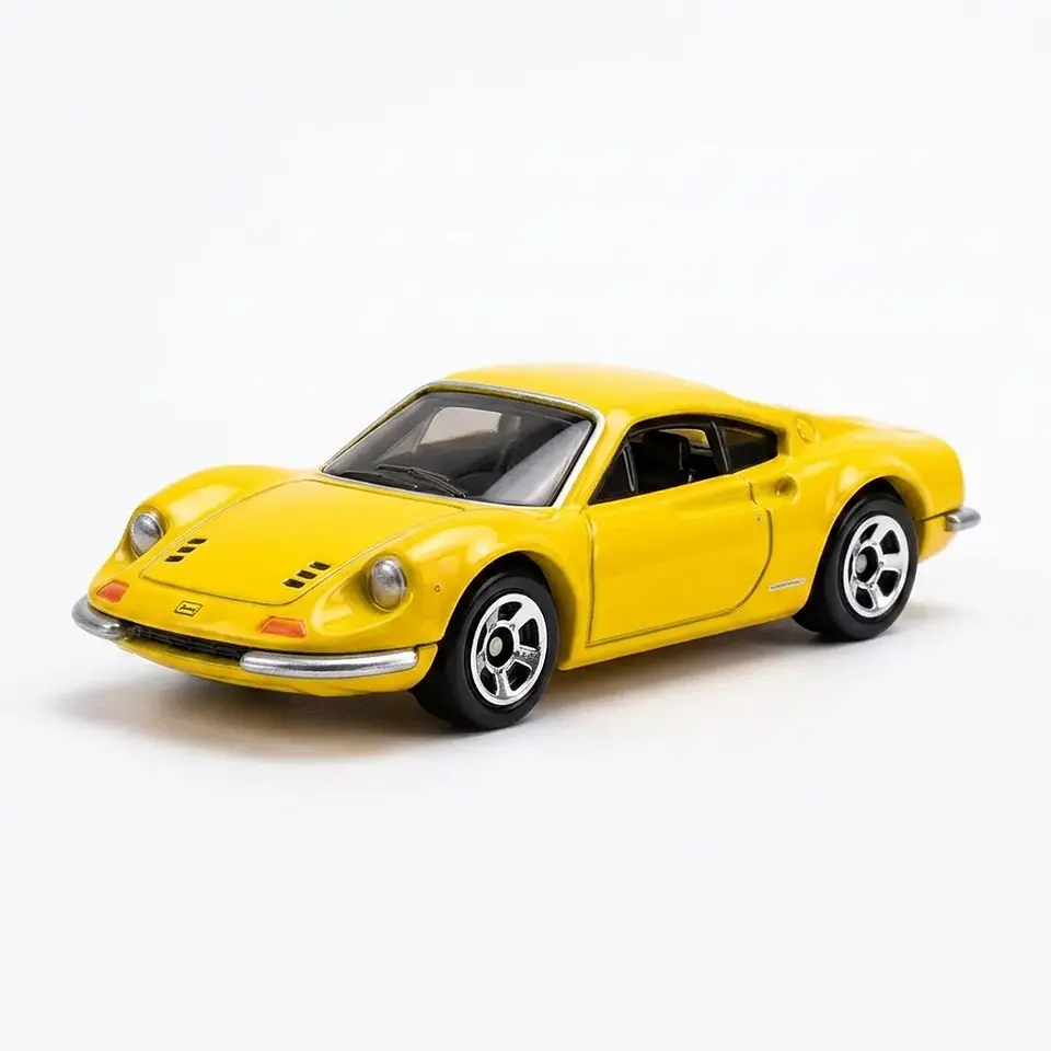 Hot Wheels - Dino 206 GT - Ferrari 5/5 - Amarillo Escala 1:64 2026 2