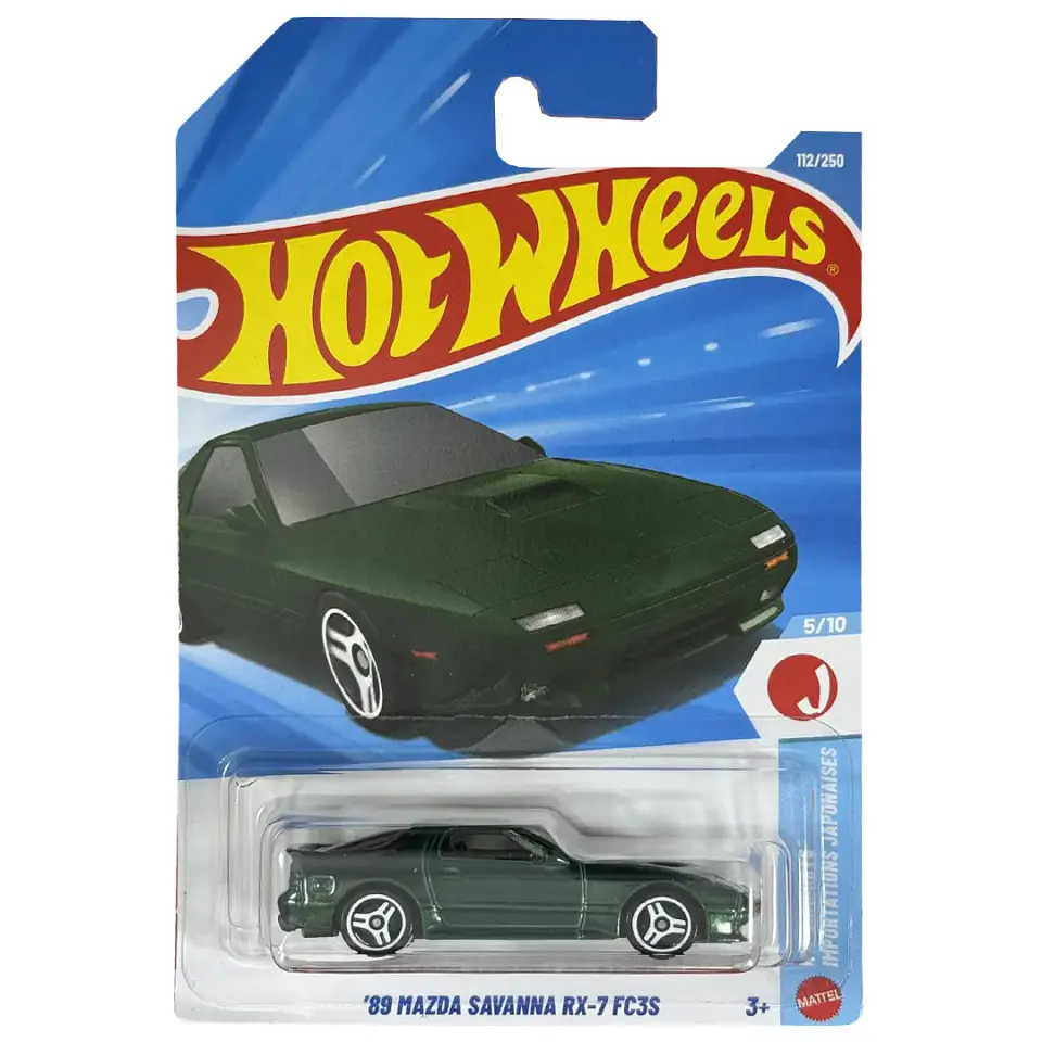 Hot Wheels - 89 Mazda Savanna RX-7 FC3S - HW J-Imports Importations Japonaises 5/10 - Escala 1:64 1