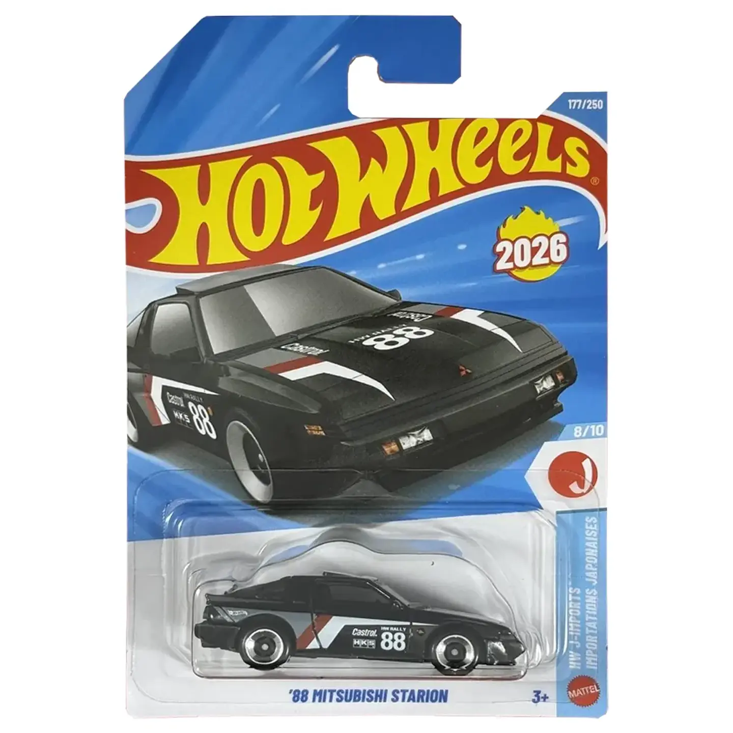 Hot Wheels - 88 Mitsubishi Starion - J-Imports 8/10 - Escala 1:64 2026 1