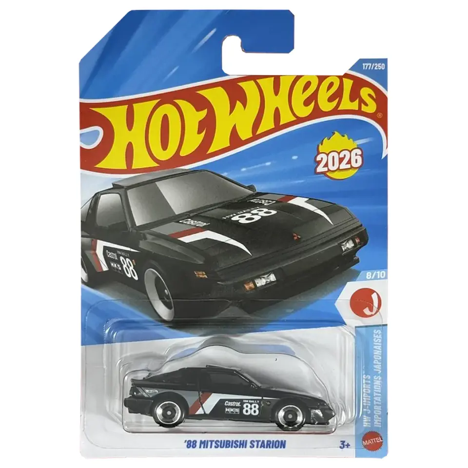 Hot Wheels - 88 Mitsubishi Starion - J-Imports 8/10 - Escala 1:64 2026 1