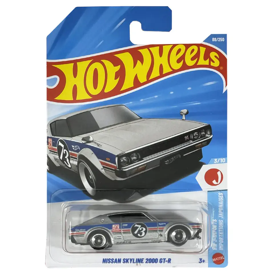 Hot Wheels - Nissan Skyline 2000 GT-R - HW J-Imports Importations Japonaises 3/10 - Escala 1:64 1