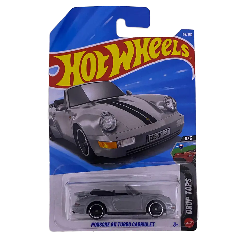 Hot Wheels - Porsche 911 Turbo Cabriolet - Drop Tops 3/5 - Escala 1:64 1
