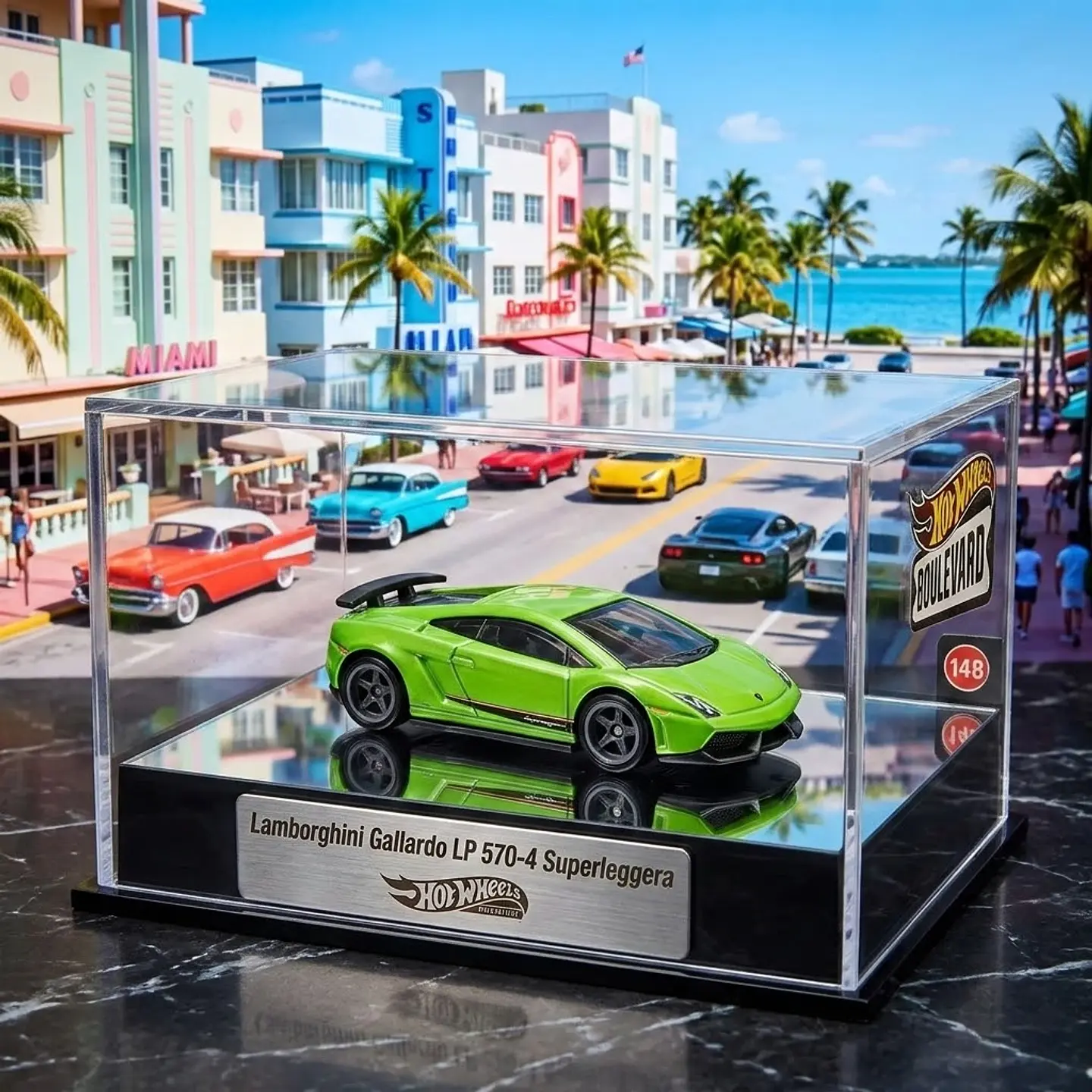 Hot Wheels Premium Lamborghini Gallardo LP 570-4 Superleggera - Boulevard 148 - Escala 1:64 2
