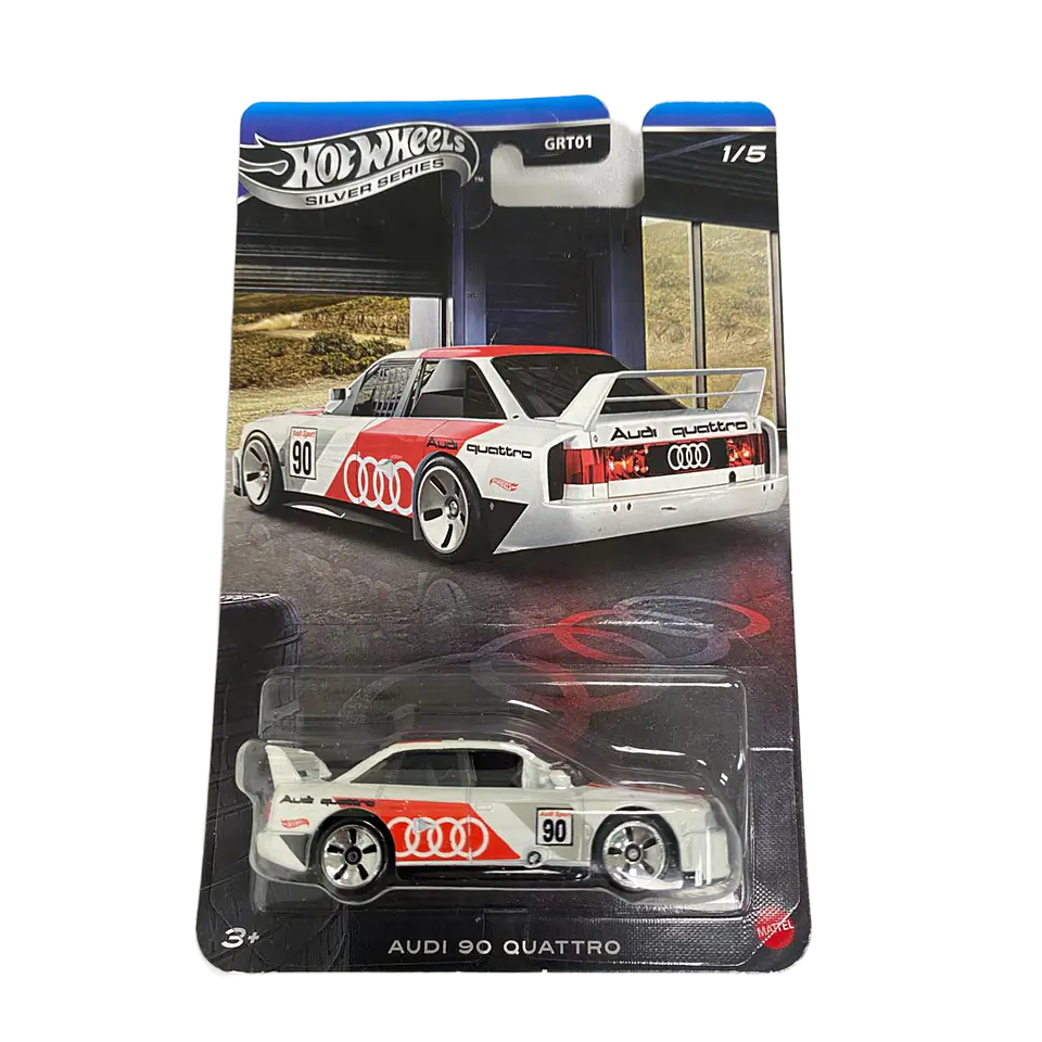 Hot Wheels Silver Series - Audi 90 Quattro - Audi 1/5 - Escala 1:64 2