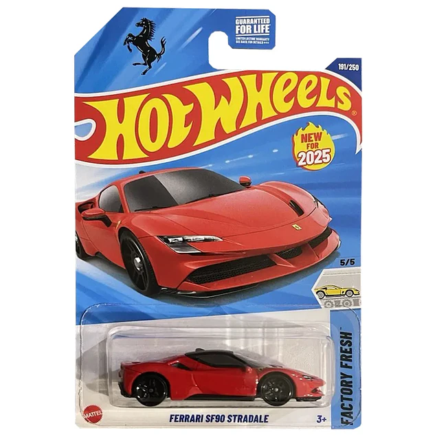 Hot Wheels - Ferrari SF90 Stradale - Factory Fresh 5/5 - Escala 1:64 Juguete de Colección