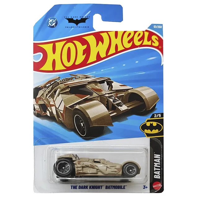 Hot Wheels - The Dark Knight Batmobile - Batman 2/5 Escala 1:6