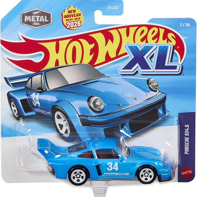 Hot Wheels - Porshe 934.5 - XL 4/24 - Escala 1:43 - Auto de Coleccion 2026