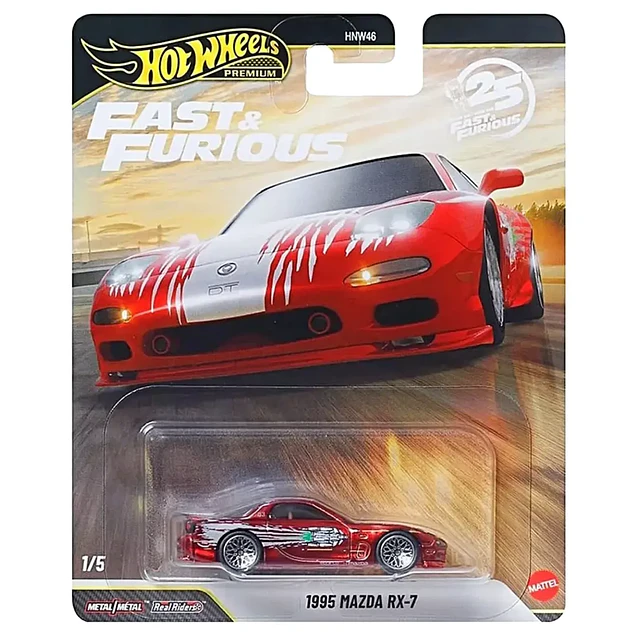1995 Mazda RX-7 - 25 Fast y Furious 1/5 - Hot Wheels Premium