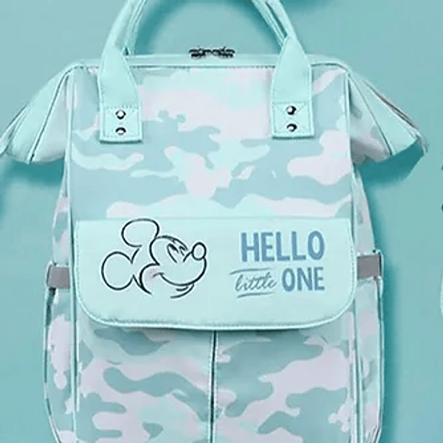 Mochila Mickey Celeste Camuflaje
