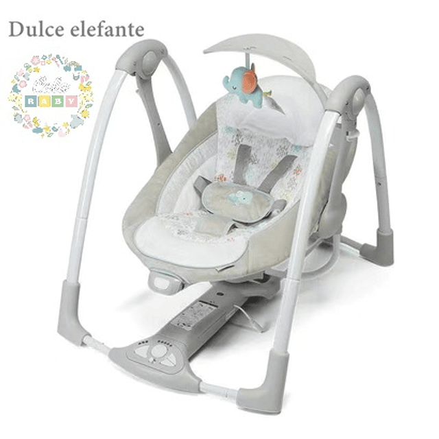 Columpio Mecedora con vibracion Ingenuity Elefante 
