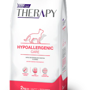 THERAPY FELINE HYPOALLERGENIC CARE X 2 KG.