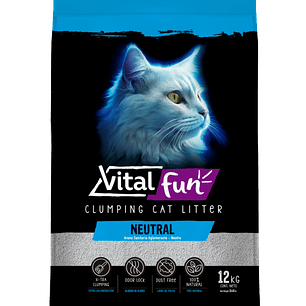 Vitalfun Clumping Cat Litter NEUTRAL 6KG