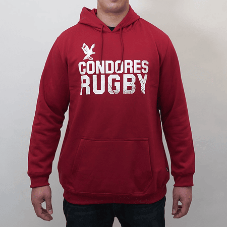 Poleron Hoodie Cóndores ROJO