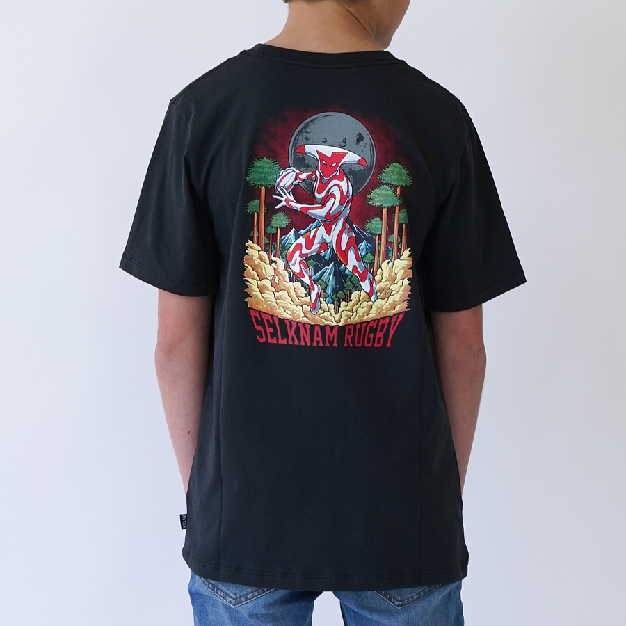 Polera Urbana Selknam Kotaix Niños NEGRA