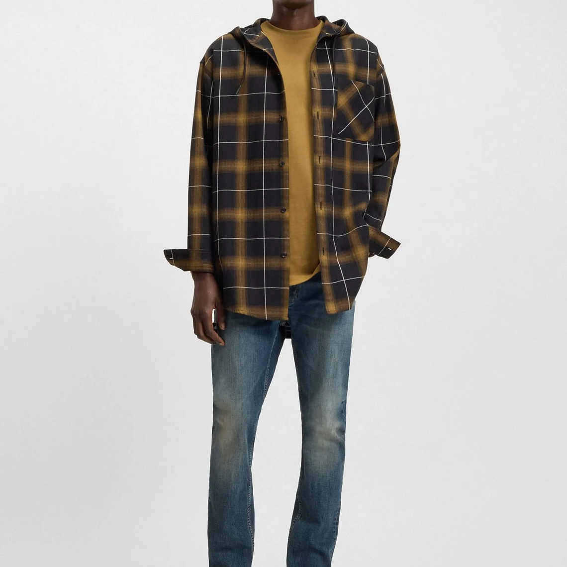 JEANS EXTRA SLIM FIT DE DENIM ELÁSTICO AZUL OSCURO JEANS EXTRA-SLIM FIT HOMBRE 1