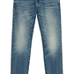 JEANS SLIM FIT CON DETALLE DE LOGO ICÓNICO HOMBRE - Miniatura 5