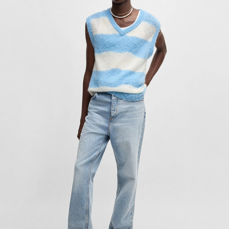 JEANS BAGGY FIT DE DENIM DE ALGODÓN HOMBRE 2