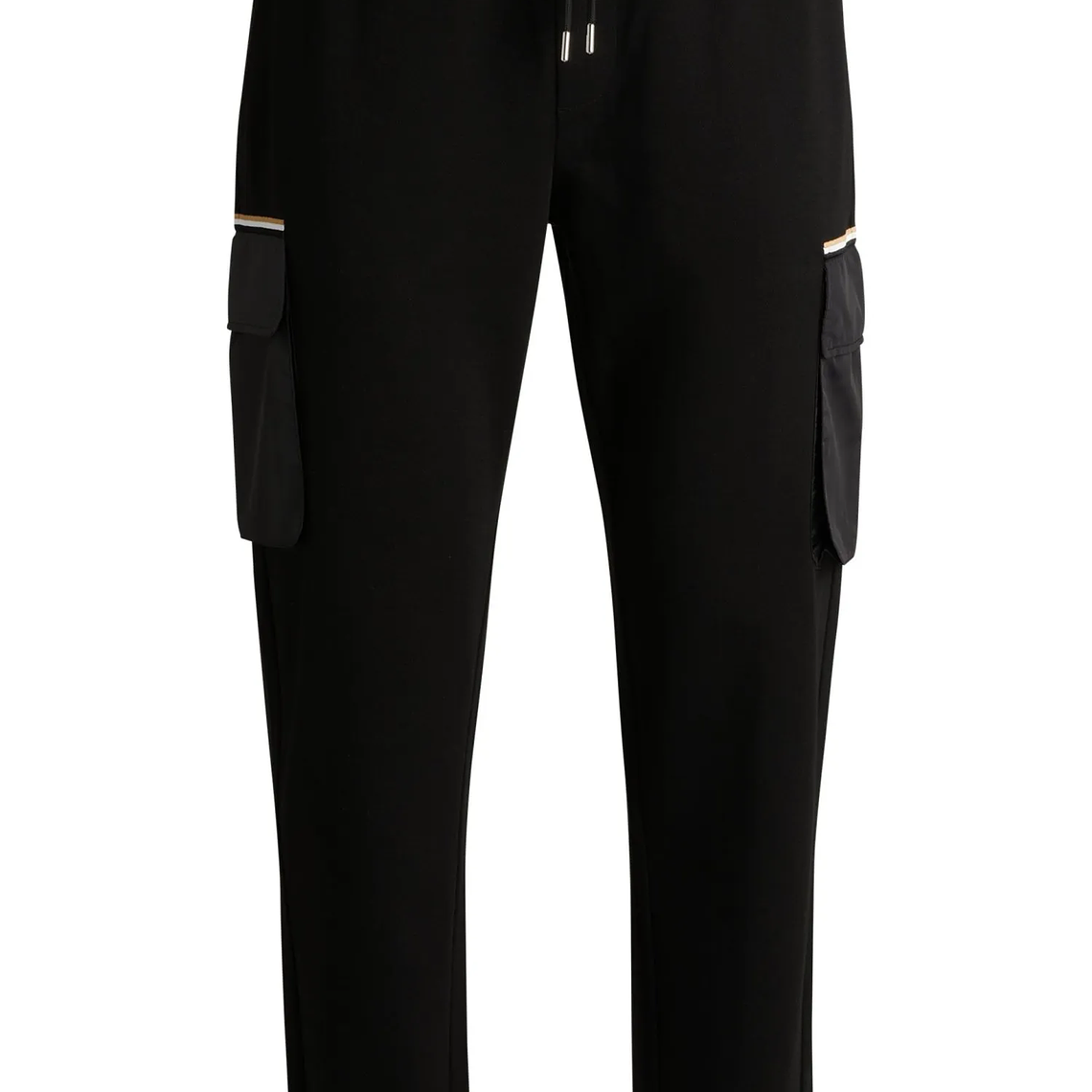 PANTALONES DE SUDADERA REGULAR FIT DE ALGODÓN CON BOLSILLOS EN CONTRASTE HOMBRE 1