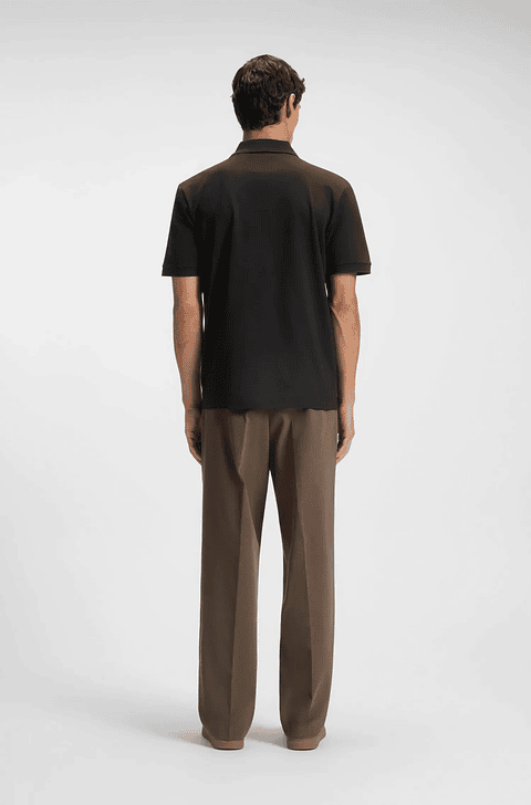 POLO DE PIQUÉ DE ALGODÓN CON MONOGRAMA DOUBLE B POLO REGULAR FIT HOMBRE