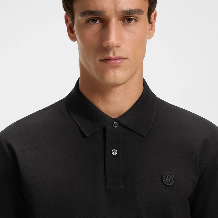POLO DE PIQUÉ DE ALGODÓN CON MONOGRAMA DOUBLE B POLO REGULAR FIT HOMBRE 5