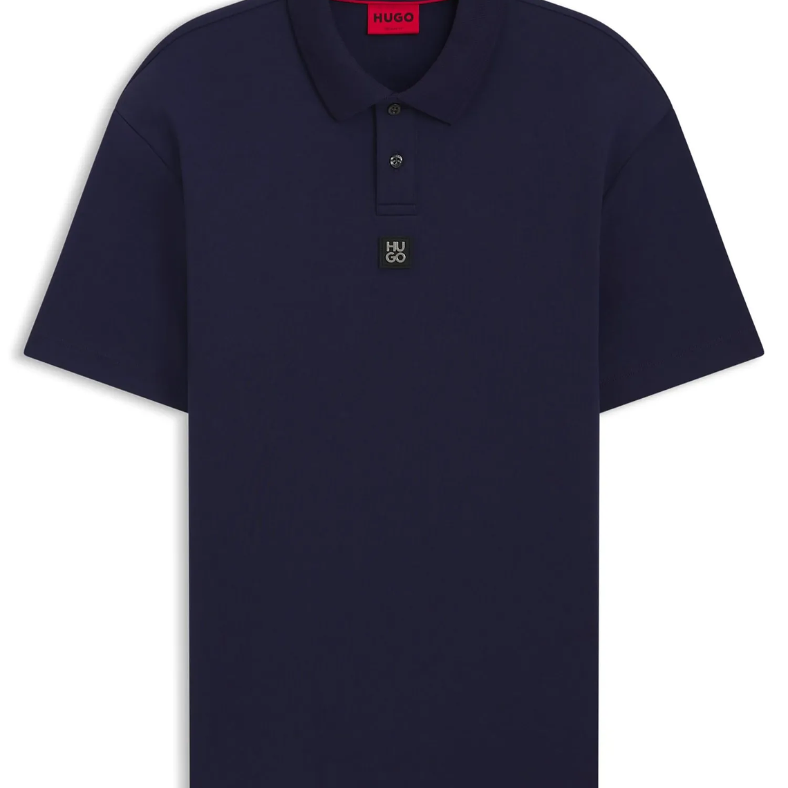 POLO DE ALGODÓN INTERLOCK CON LOGO APILADO POLO REGULAR FIT HOMBRE 1