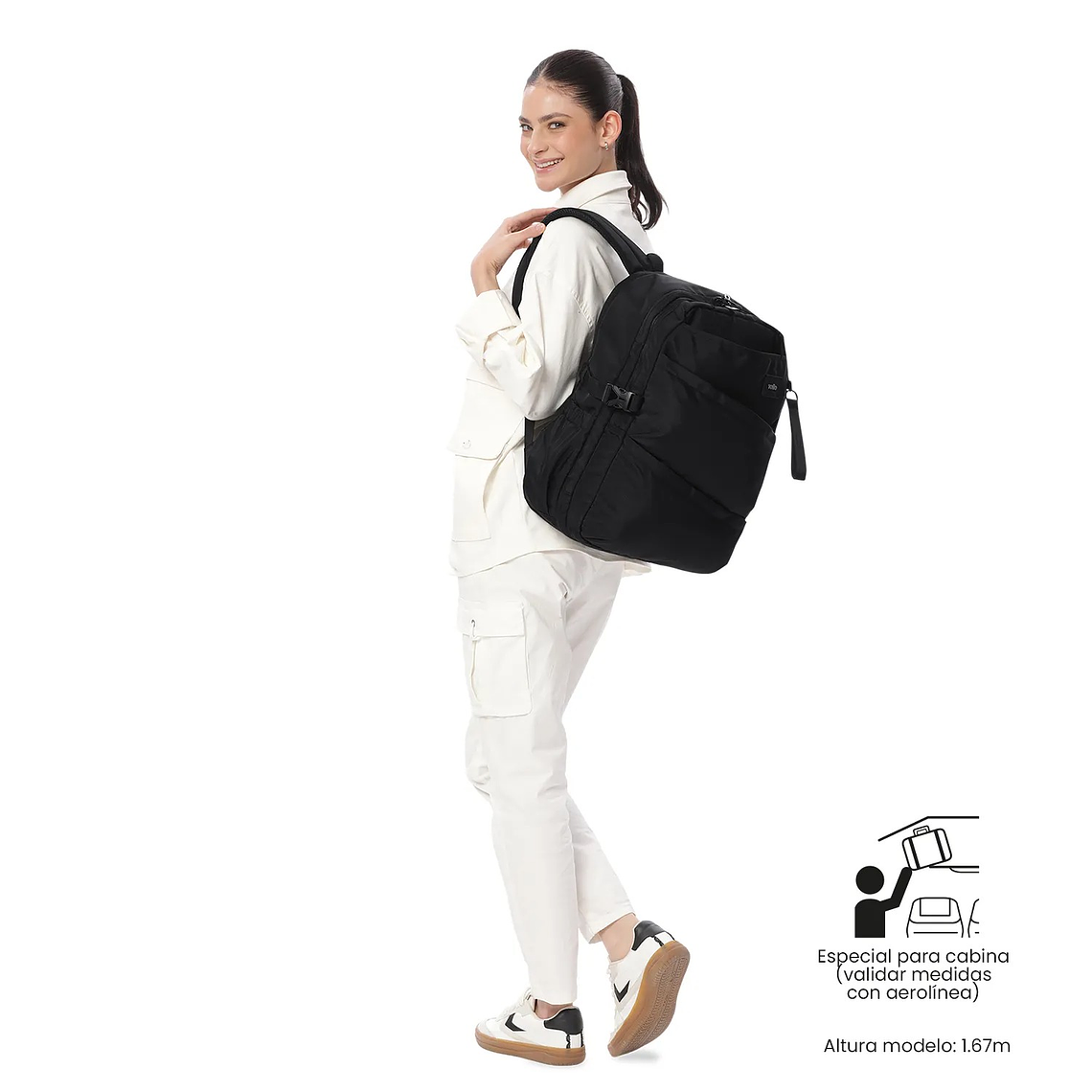 Morral de Viaje Grande Trip Ligth Negro 3