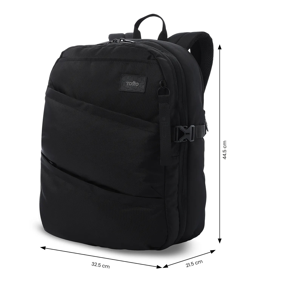 Morral de Viaje Grande Trip Ligth Negro 5