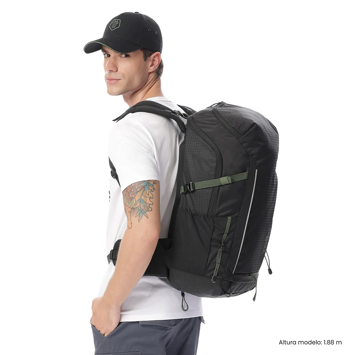 Morral Outdoor Summit 35 Negro con Sistema de Pedernal 2