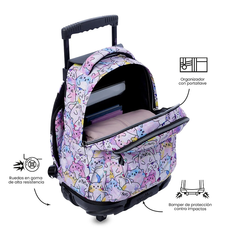 Maleta para Niña con ruedas Porta PC 15.4