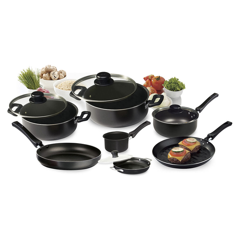 Batería antiadherente económica de 11 piezas 1