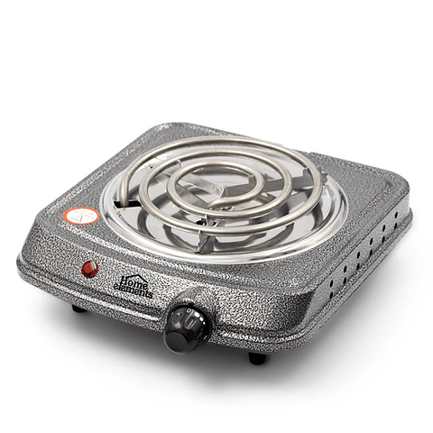 Estufa Eléctrica 1 Puesto Gris / Home Elements