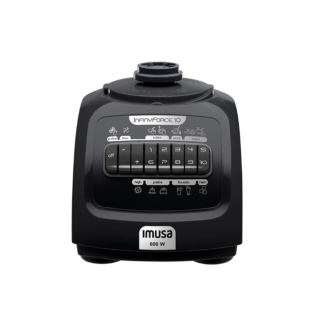 Licuadora IMUSA Infiny Force 10 Velocidades Negro 5