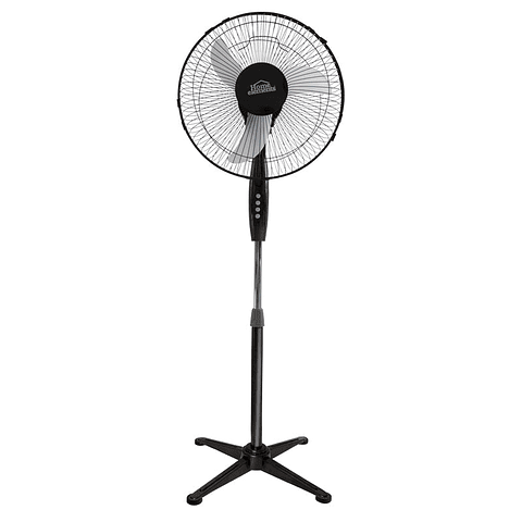 Ventilador Pedestal 16' Negro / Home Elements