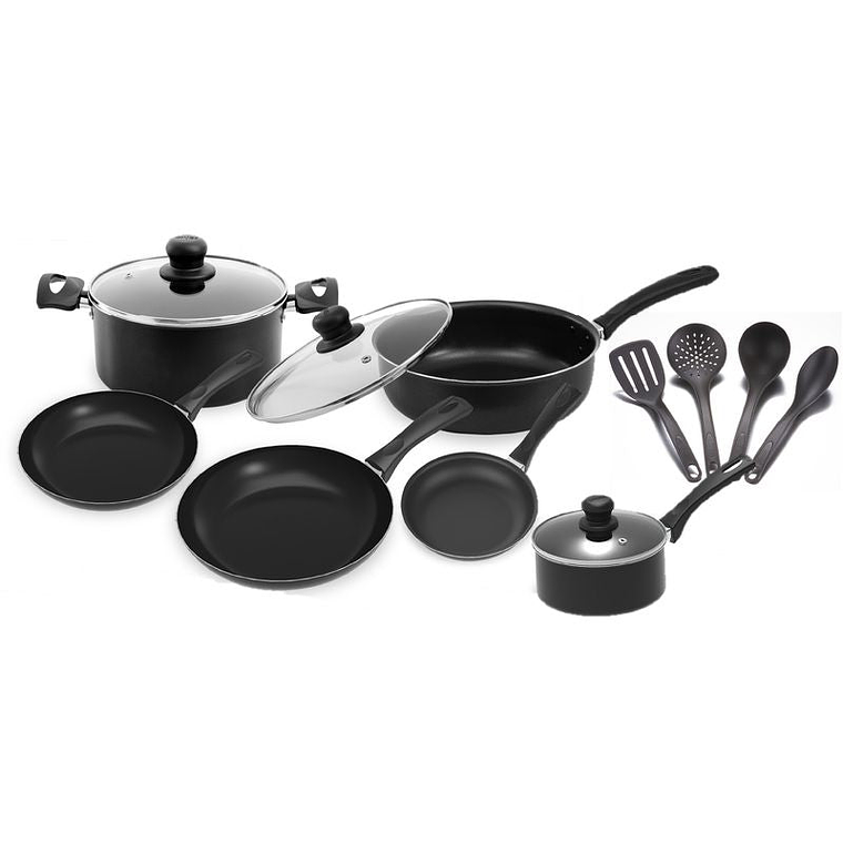 Batería de cocina IMUSA Smart Chef de 13 Piezas con Antiadherente 1