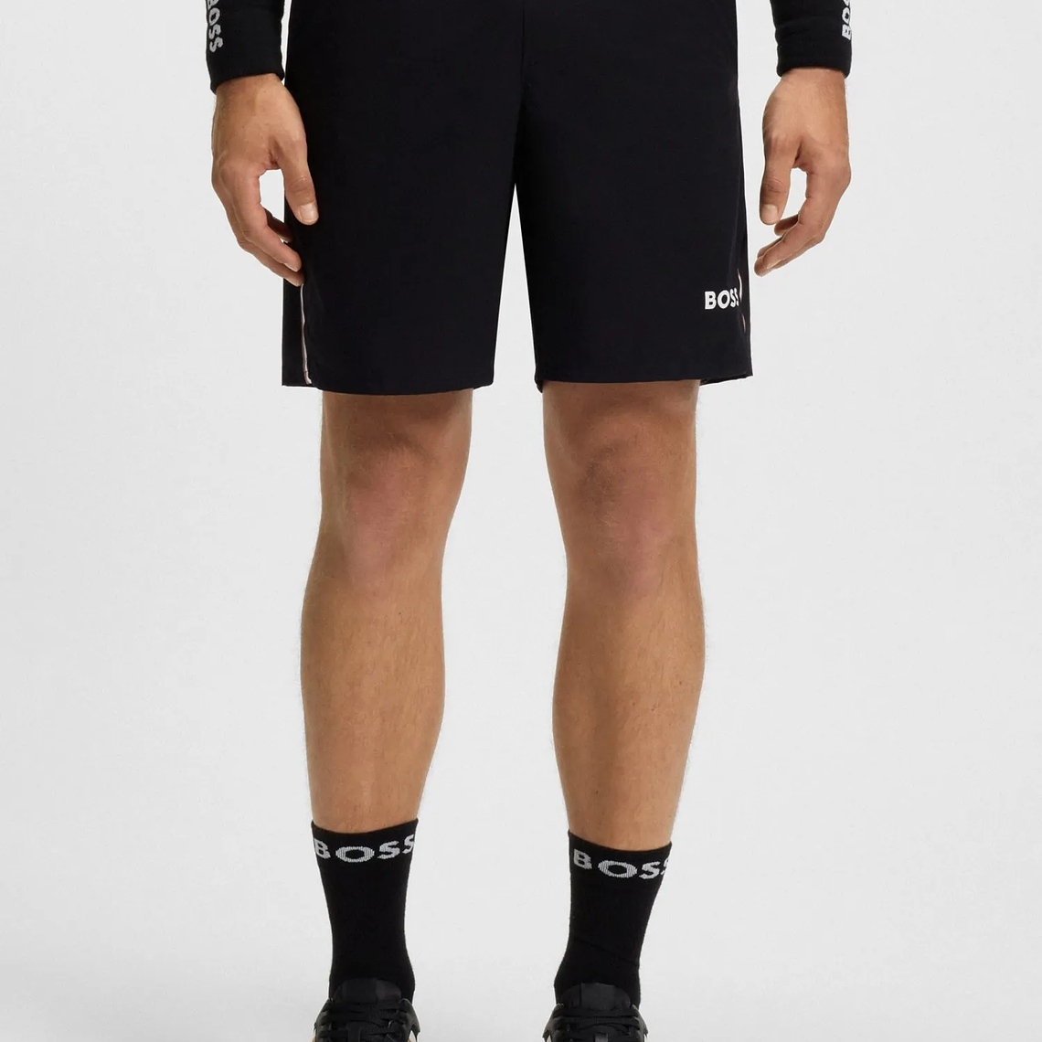 SHORTS DEPORTIVOS DE TENIS EN TEJIDO ELÁSTICO CON CONTROL DE LA HUMEDAD SHORTS REGULAR FIT HOMBRE 4