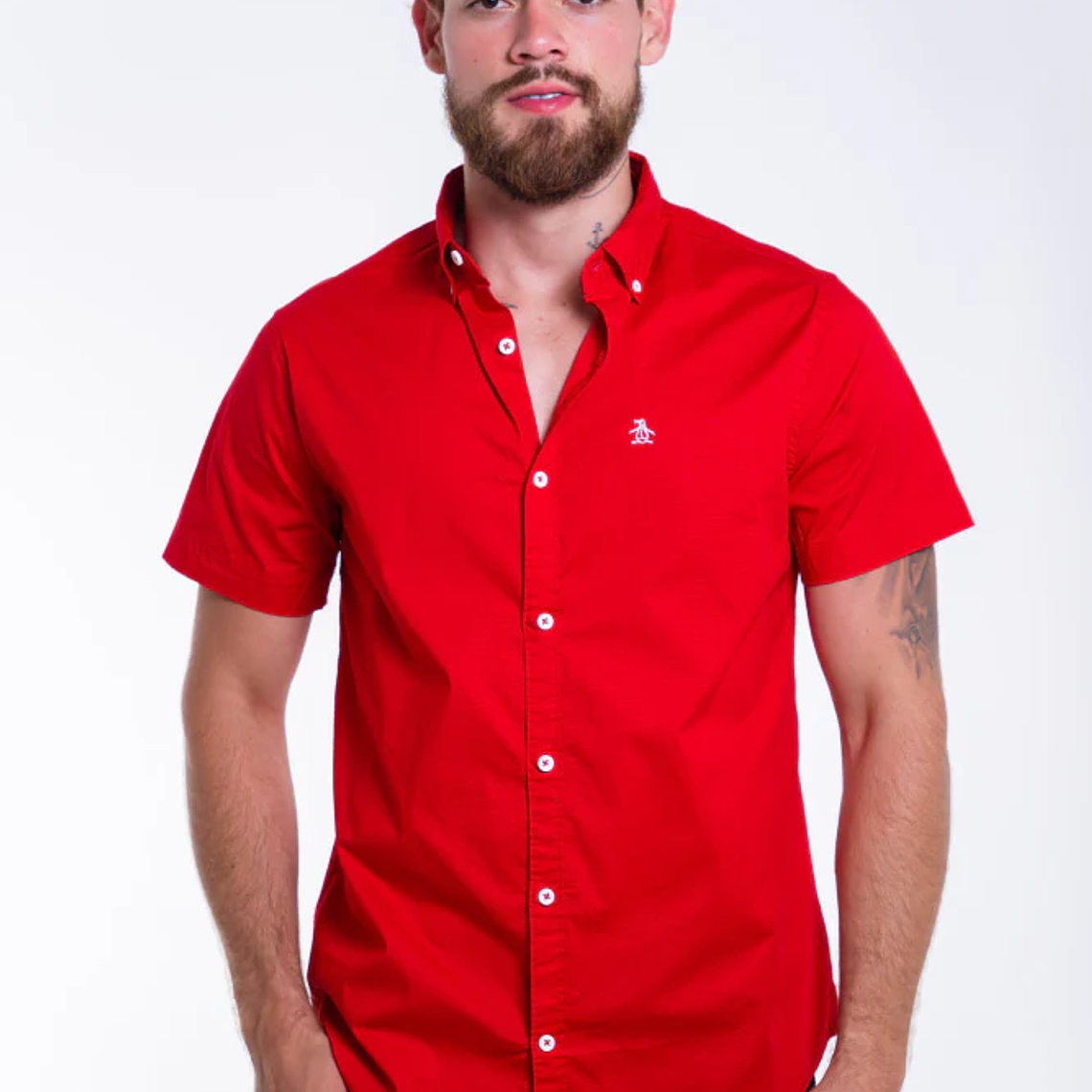 Camisa Hombre Manga Corta Penguin 3