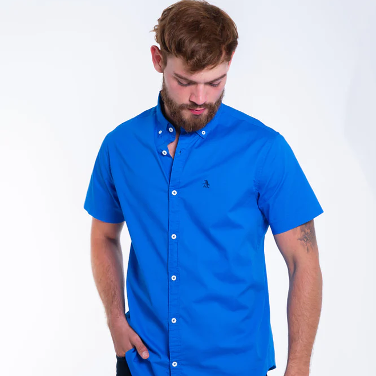 Camisa Hombre Manga Corta Penguin 1