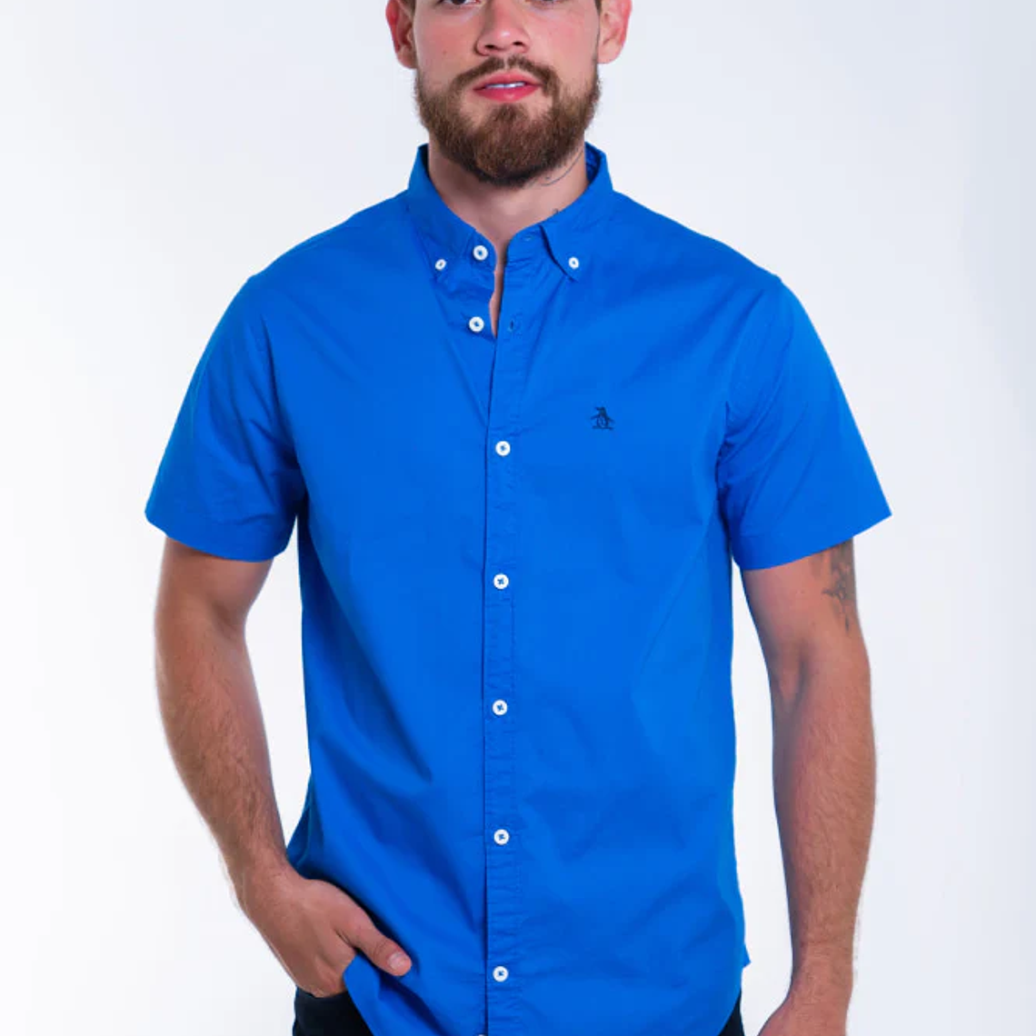 Camisa Hombre Manga Corta Penguin 3
