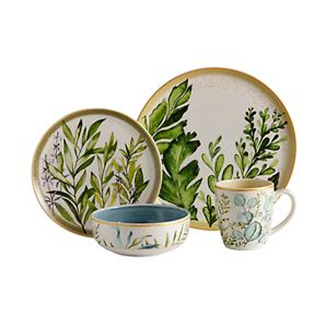 Vajilla Corona Siena 4 puestos 16 piezas 1