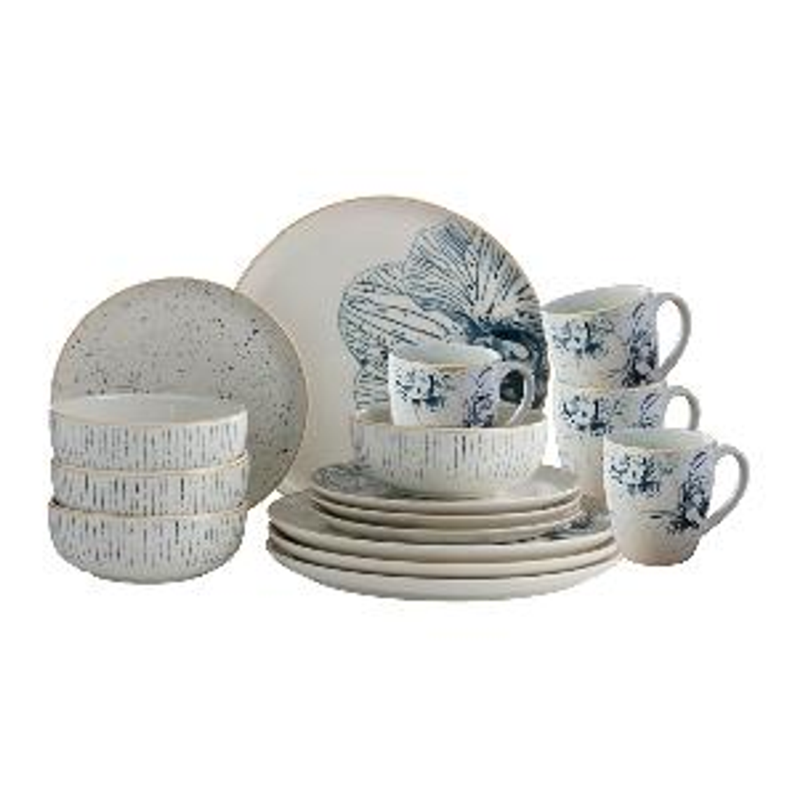 Vajilla Corona Cattleya 4 puestos 16 piezas 3