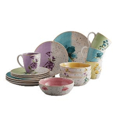 Vajilla Corona Armonía 4 Puestos 16 Piezas